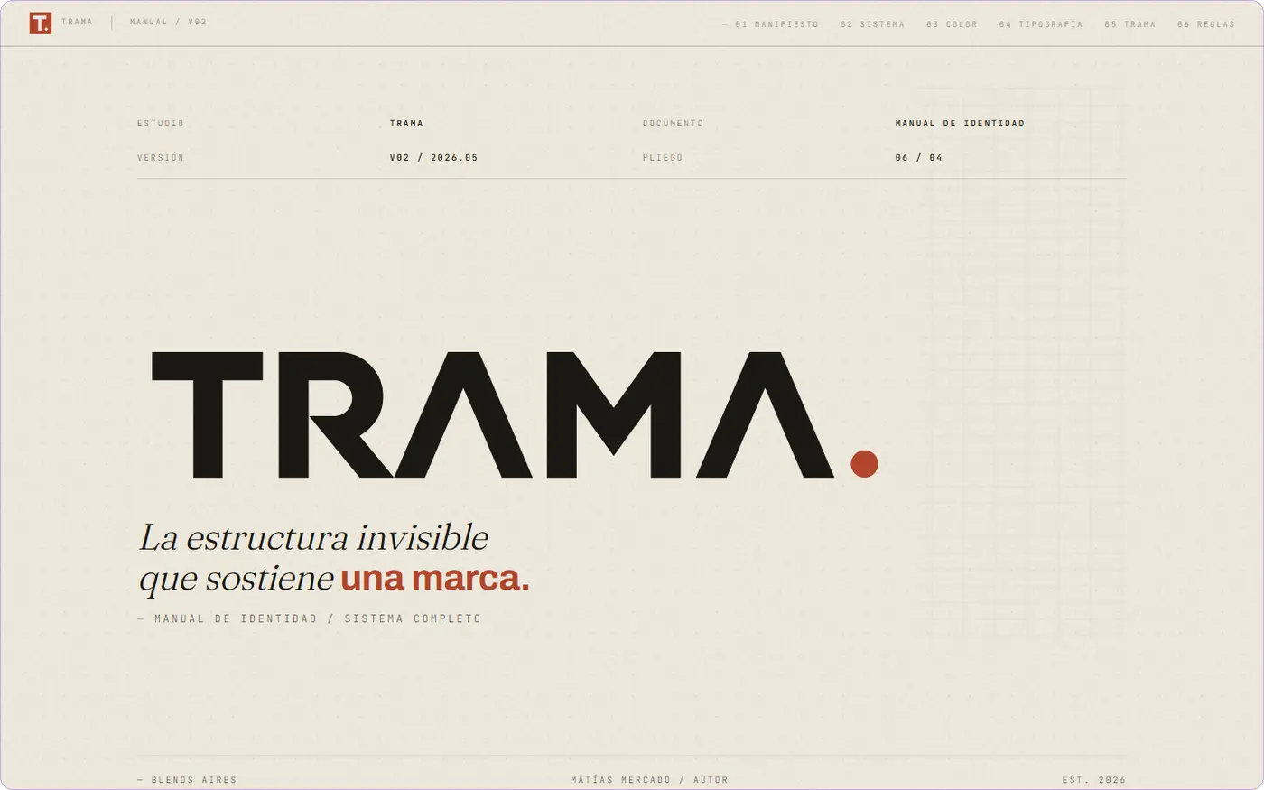 Trama Manual